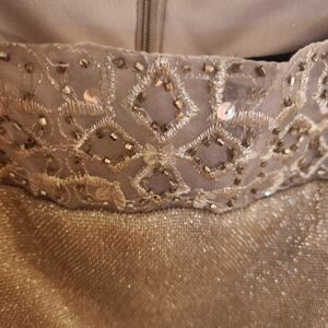 Alex gown Champaign in color